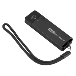 Case USB-A per SSD NVMe - Chiavetta USB 3.2 Gen2 ad Alta Velocità (Fino a 10Gbps)